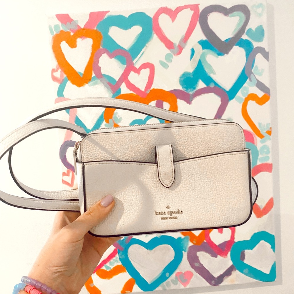 kate spade white purse